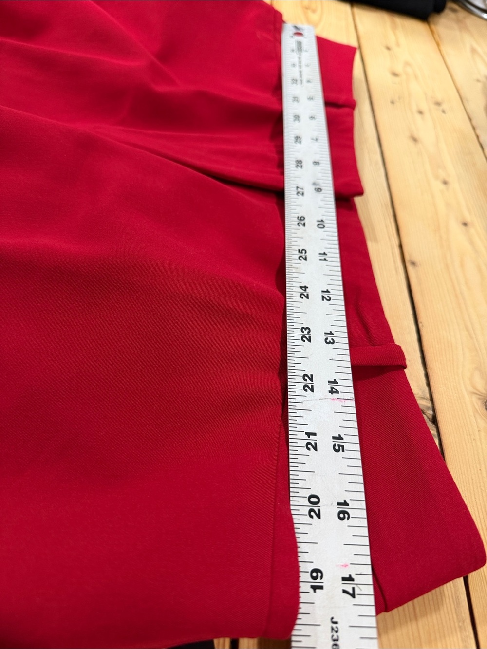 Worthington Women’s Sz 10 Red Boot Cut Dress Pants NWT - Picture 7 of 8